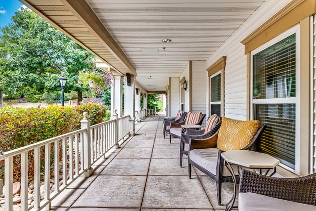 Exterior seating
